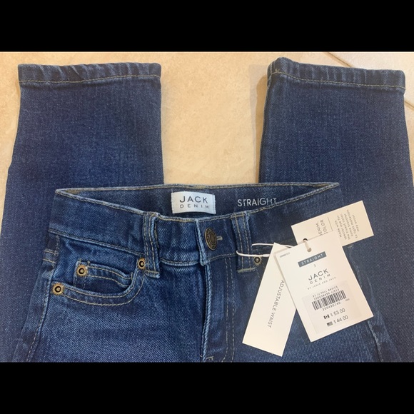 JANIE AND JACK STRAIGHT JEAN IN RINSE WASH - Picture 8 of 9